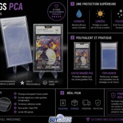 BUYCARDS® 100 TEAM BAG SLEEVE CARTE GRADÉ PCA - SPÉCIALE PCA POKEMON