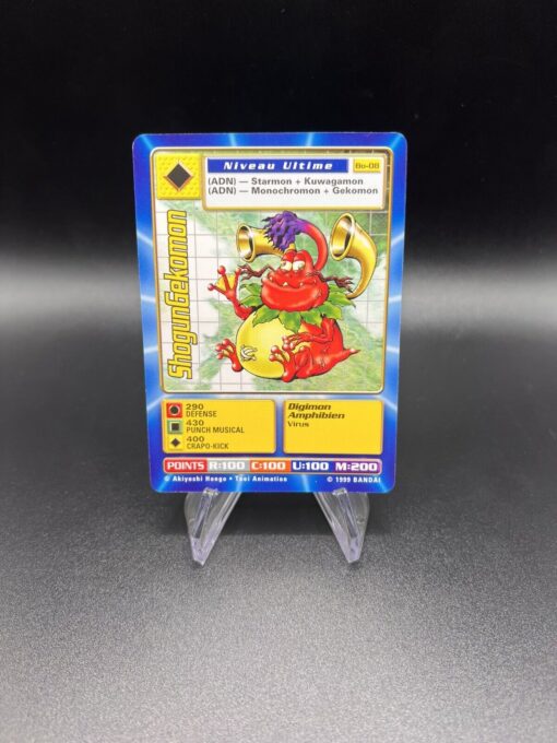 Carte Digimon ShogunGekomon Bo-08 Niveau Ultime Bandai 1999 FR EXC