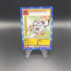 Carte Digimon Mojyamon Bo-14 Niveau Champion Bandai 1999 FR EXC