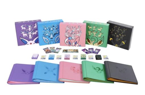 Pokemon Simplified Chinese 2023 Exclusive Eevee GX Sealed Gift Box Espeon Purple – Image 2