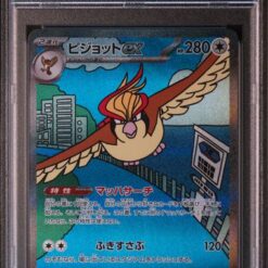 Carte Pokemon Roucarnage Ex 136/108 SAR sv3 PSA 10