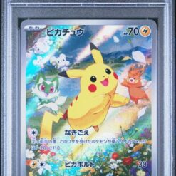 Carte Pokemon Pikachu 218/SV-P PSA 9