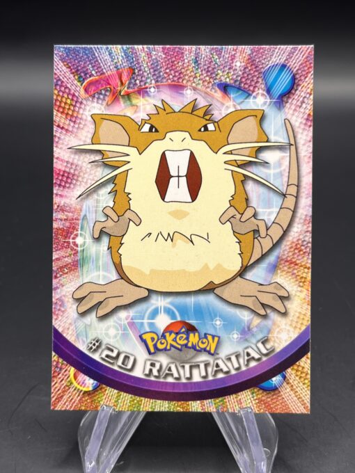Carte Pokemon Rattatac #20 Topps TV Animation Edition