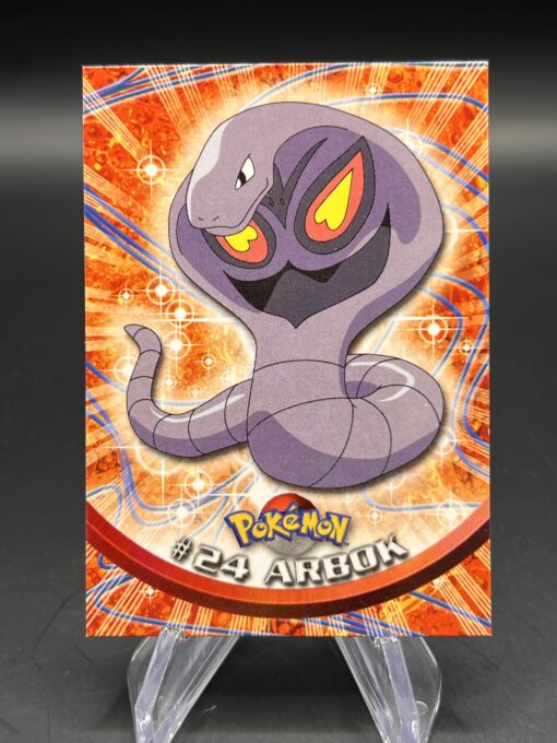 Carte Pokemon Arbok #24 Topps TV Animation Edition