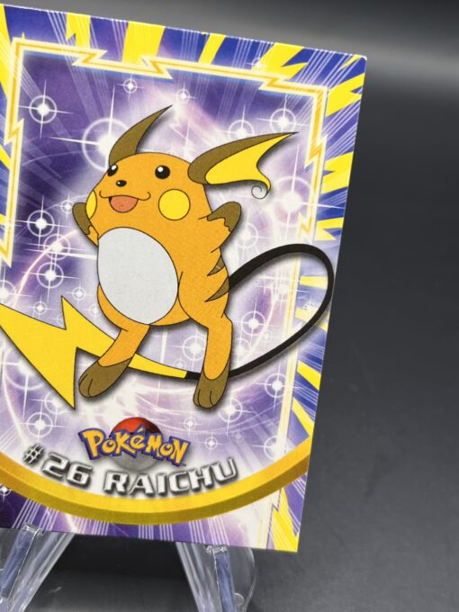 Carte Pokemon Raichu #26 Topps TV Animation Edition – Image 2
