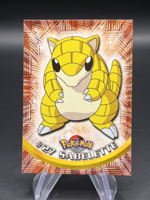 Carte Pokemon Sablette #27 Topps TV Animation Edition