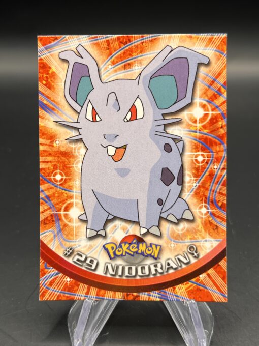 Carte Pokemon Nidoran #29 Topps TV Animation Edition