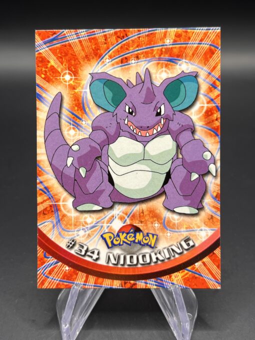 Carte Pokemon Nidoking #34 Topps TV Animation Edition
