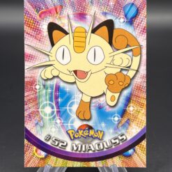 Carte Pokemon Miaouss #52 Topps TV Animation Edition